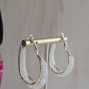 Gold plated earring